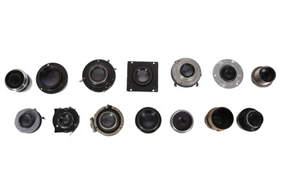 Lot 1299 - A Selection of Lenses with Shutters, Enlarging Lenses, etc.
