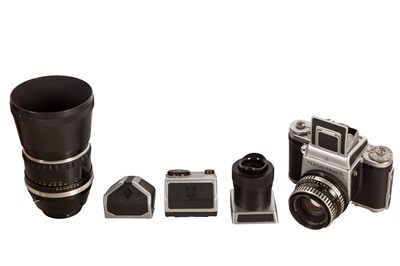 Lot 1260 - A 3-Lens Pentacon 6 Outfit.