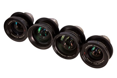 Lot 234 - A Set of Carl Zeiss T* T/1.3 S16 Cine Lenses