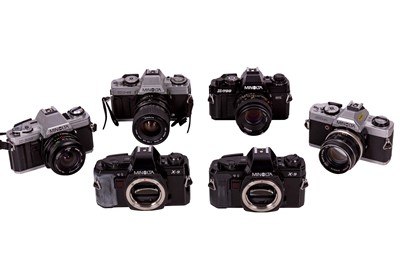 Lot 1045 - A Group of Minolta X Series Cameras & Lenses.