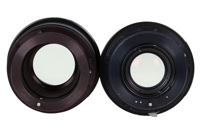 Lot 314 - 80mm & 120mm Zeiss Biometar Lenses.