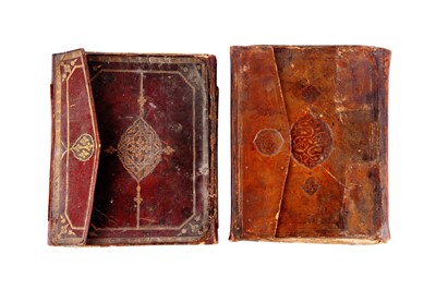 Lot 383 - TWO MAGHRIBI MANUSCRIPTS: MUHAMMAD AL-JAZULI (D.1472)'S DALA’IL AL-KHAYRAT