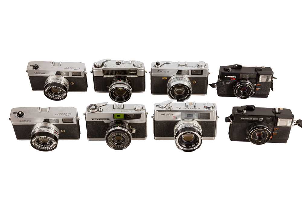 Camer Rangilahi Lot 1164 - A selection of rangefinder cameras.