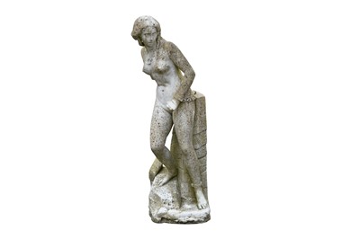 Lot 35 - A 19TH-CENTURY WHITE MARBLE SCULPTURE OF ANDROMEDA