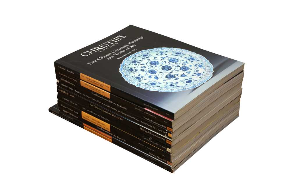 Lot 493 - A COLLECTION OF CHRISTIE'S CHINESE ART CATALOGUES, 1990-1999 (10 VOLUMES)