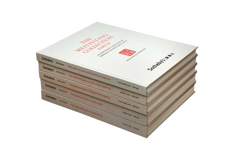 Lot 329 - A SET OF THE MEIYINTANG COLLECTION, SOTHEBY'S CATALOGUES (5 VOLUMES)