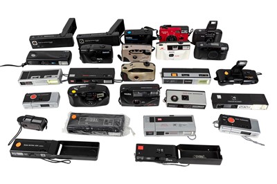 Lot 1033 - A Selection of 35mm and 110 Point and Shoot Cameras.