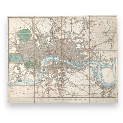 Lot 87 - Cary's New Plan of London and its Vicinity. 1826.