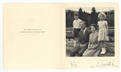 Lot 381 - Elizabeth II, Queen of The United Kingdom & Prince Philip, Duke of Edinburgh