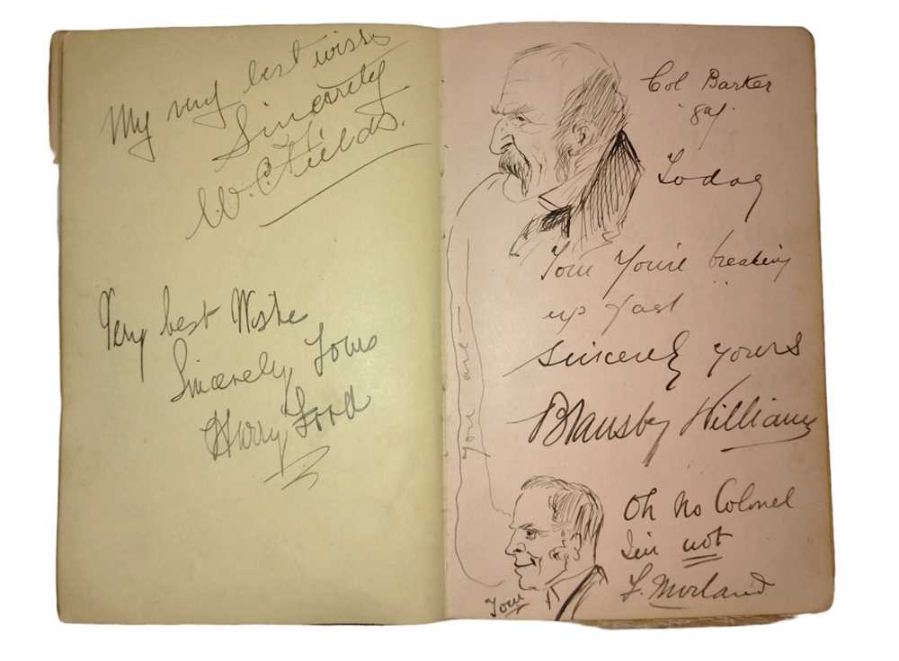 Lot 17 - Autograph Album- Vintage Entertainers & Music Hall Stars