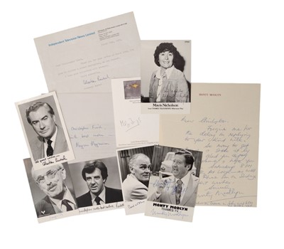 Lot 103 - Photograph Collection.- Tv Celebrities & Presenters