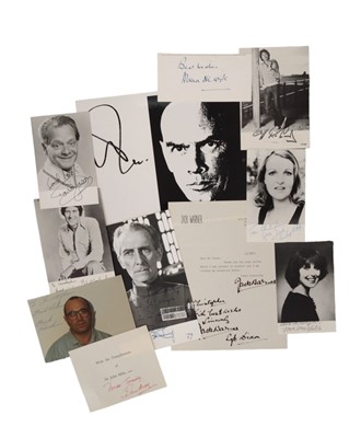 Lot 70 - Photograph Collection.- Actors, Singers & Entertainers