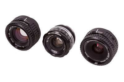 Lot 1330 - Three Nikkor enlarging lenses.