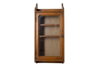 Lot 287 - A FRUITWOOD HANGING CABINET