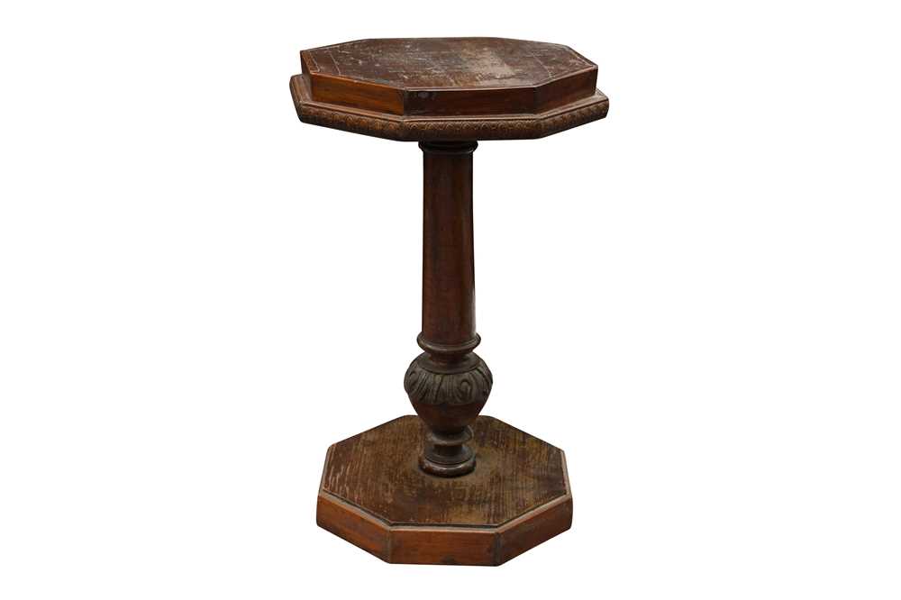 Lot 282 - AN OCTAGONAL PLANT PEDESTAL