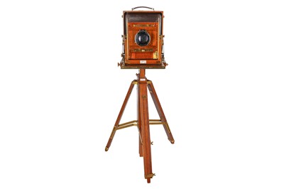 Lot 35 - A Fine 10x8" Whole Plate Gandolfi Precision Field Camera