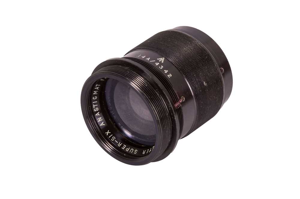 Lot 297 - A Dallmeyer Super-Six Anastigmat lens.