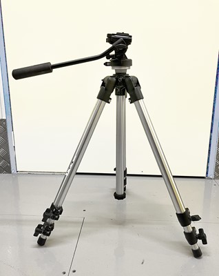 Lot 1385 - Manfrotto Tripod with #200 Video Head.