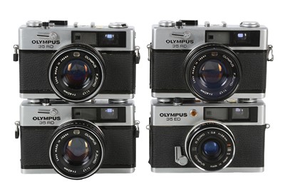 Lot 1172 - Olympus 35 RD & ED Rangefinder Cameras.