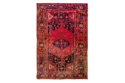 Lot 352 - A HAMADAN RUG, WEST PERSIA