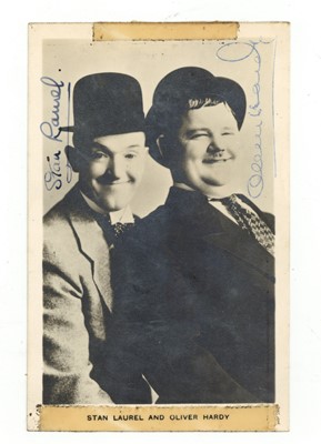 Lot 166 - Laurel (Stan) & Oliver Hardy