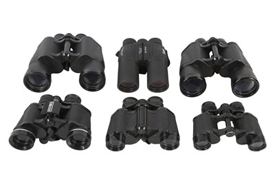 Lot 52 - Six pairs of binoculars.