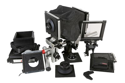 Lot 194 - A Plaubel Peco Junior 9x12 with Two lenses, plus Accessories.