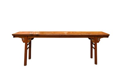 Lot 329 - A CHINESE ELM ALTAR TABLE