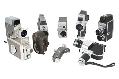 Lot 1223 - A selection of cine cameras.