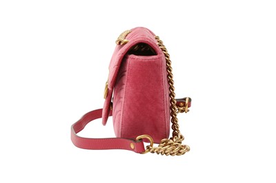 Lot 40 - Gucci Pink GG Mini Marmont Matelassé Bag