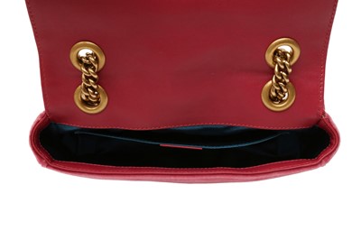 Lot 88 - Gucci Pink GG Mini Marmont Matelassé Bag