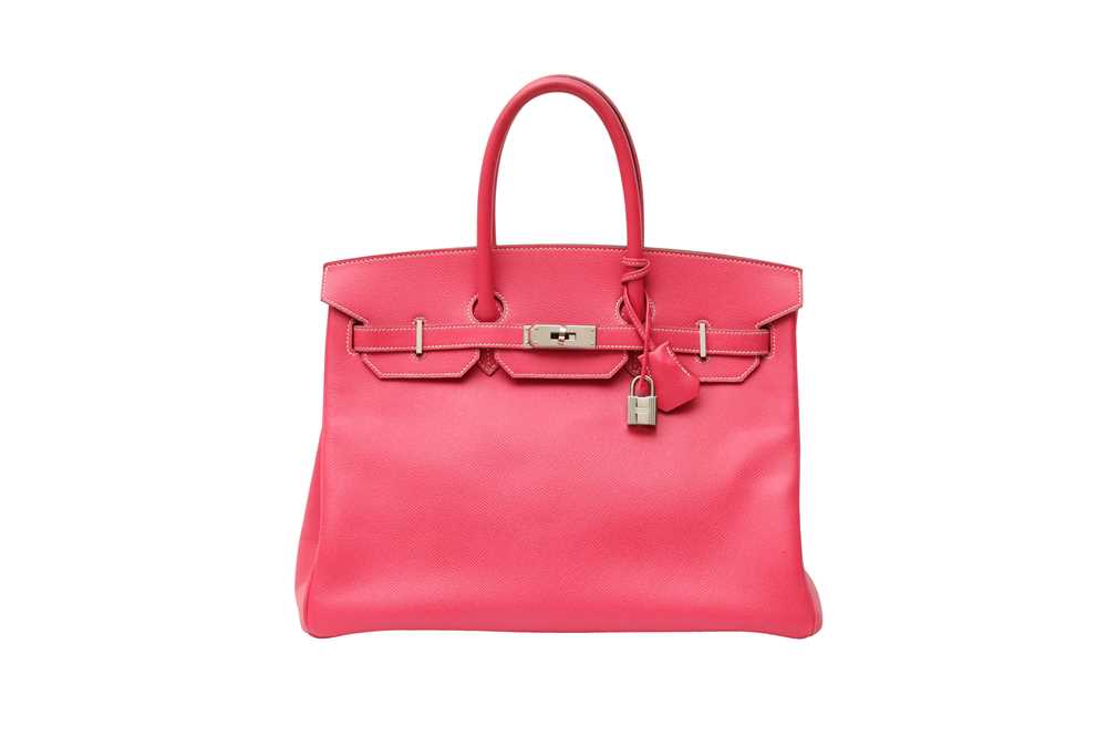 Lot 28 - Hermes Rose Tyrien Epsom Birkin 35