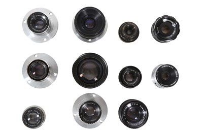 Lot 1224 - A selection of enlarging lenses.