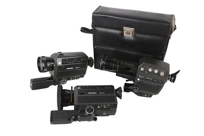 Lot 1389 - Three Beaulieu cine cameras, one with Angenieux lens.