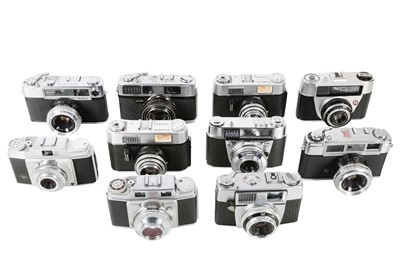 Lot 1135 - Ten viewfinder cameras.