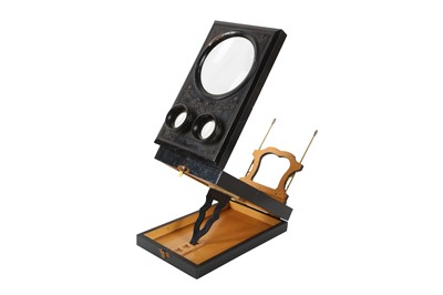 Lot 1405 - A Tabletop Folding Victorian Stereo Graphoscope