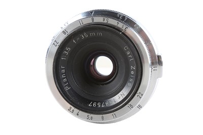 Lot 280 - A Pair of Carl Zeiss Contax RF Lenses