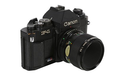 Lot 309 - A 4-Lens Canon New F-1 Outfit.