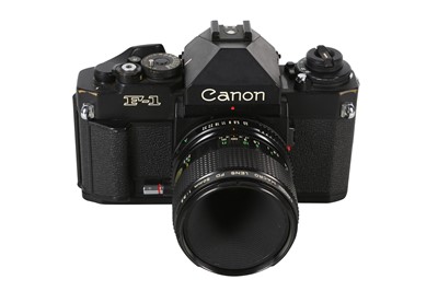 Lot 309 - A 4-Lens Canon New F-1 Outfit.