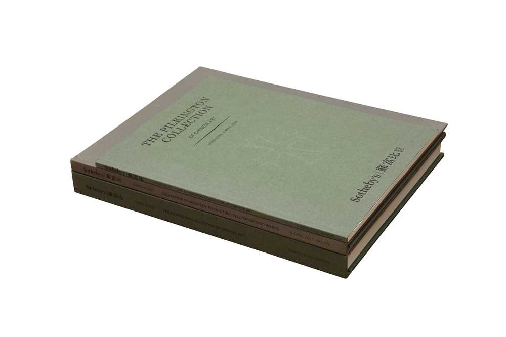 Lot 762 - A SET OF THE PILKINGTON COLLECTION SOTHEBY'S CHINESE ART CATALOGUES (3)