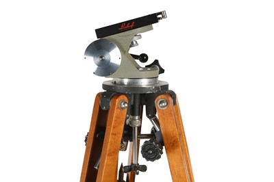 Lot 119 - A Ries tripod with two Linhof heads.