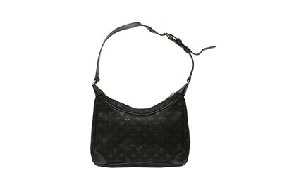 Lot 517 - Louis Vuitton Black Monogram Mini Boulogne Bag