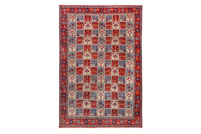 Lot 98 - A FINE QUM CARPET, CENTRAL PERSIA