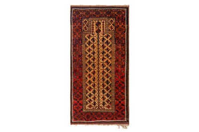 Lot 56 - AN ANTIQUE BALOUCH PRAYER RUG, NORTH-EAST PERSIA