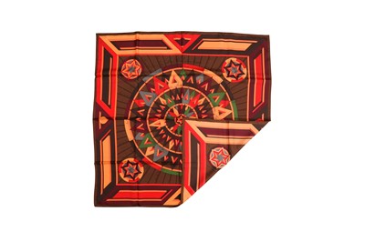 Lot 27 - Hermes 'La Rose Des Vents' Print Silk Scarf