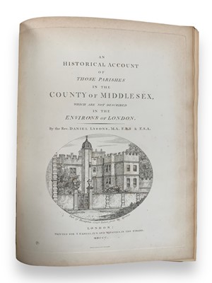 Lot 93 - Lysons (Daniel) The Environs of London
