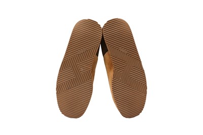 Lot 236 - Hermes Brown Tri Colour Goal Sneaker - Size 39