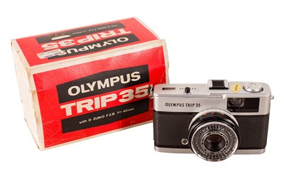 Lot 1070 - An Olympus trip 35, boxed.