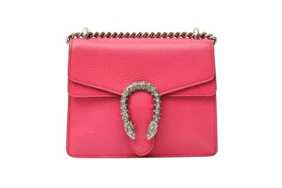 Lot 42 - Gucci Pink Small Dionysus Shoulder Bag