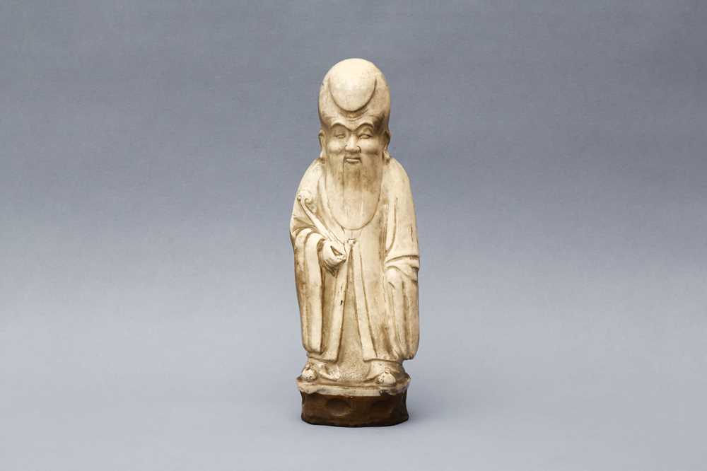 Lot 213 - A CHINESE DING WARE FIGURE OF SHOU LAO